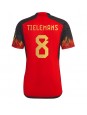 Belgien Youri Tielemans #8 Replika Hemmakläder VM 2022 Kortärmad